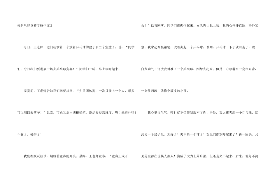 夹乒乓球比赛小学_第3页
