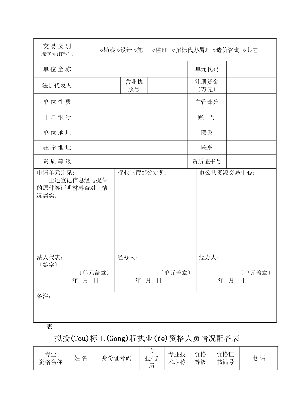 奉化市招投标有形市场交易证和交易员证办理须知_第2页