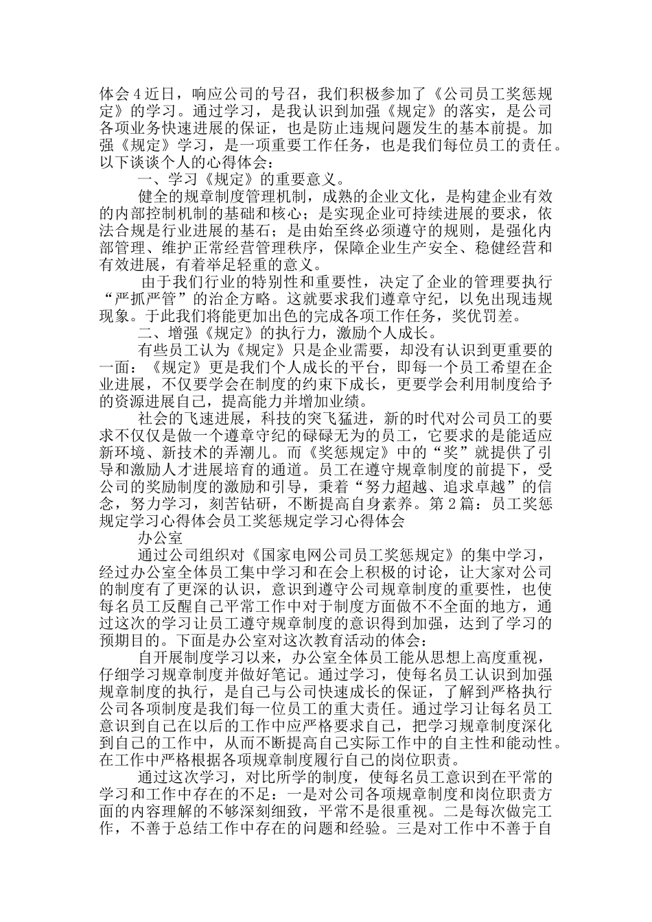 奖惩规定心得体会_第3页