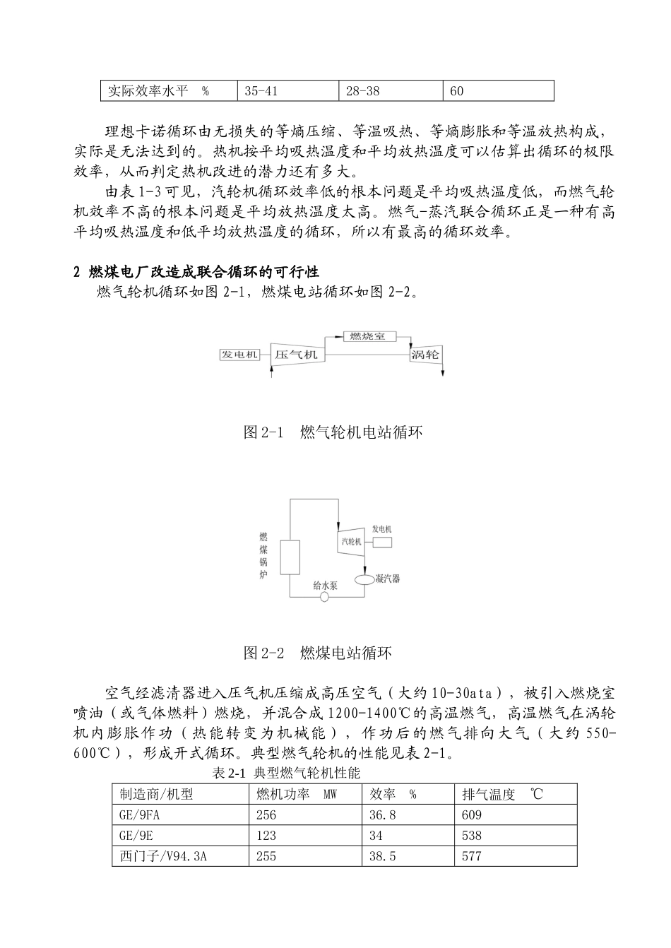 燃煤电厂改造成联合循环的可行性分析_第3页