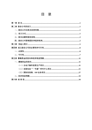 陕西亚联电信网络股份有限公司 商业计划书