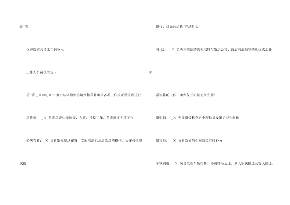 婚礼布置策划方案5篇_第2页