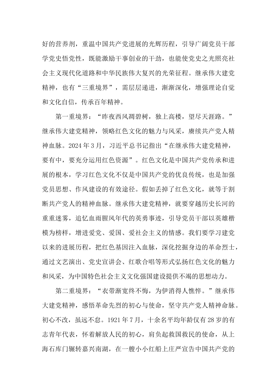 学习建党精神心得体会5篇_第3页