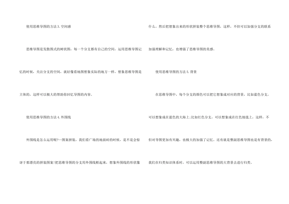 学会使用思维导图的六个方法_第2页