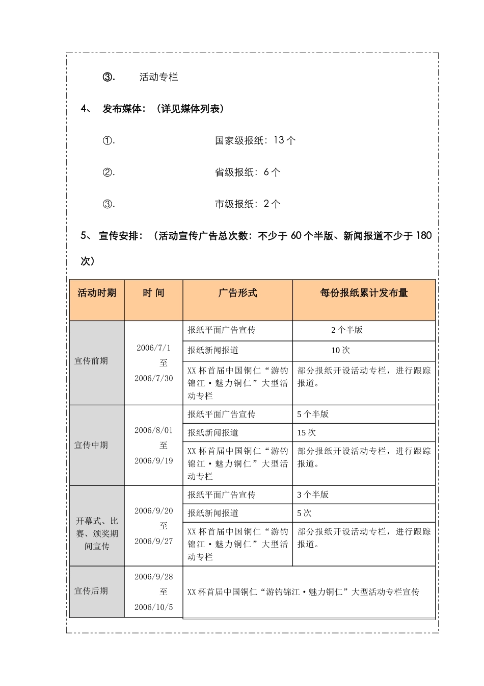 首届中国铜仁游钓锦江大型活动独家总冠名方案_第3页