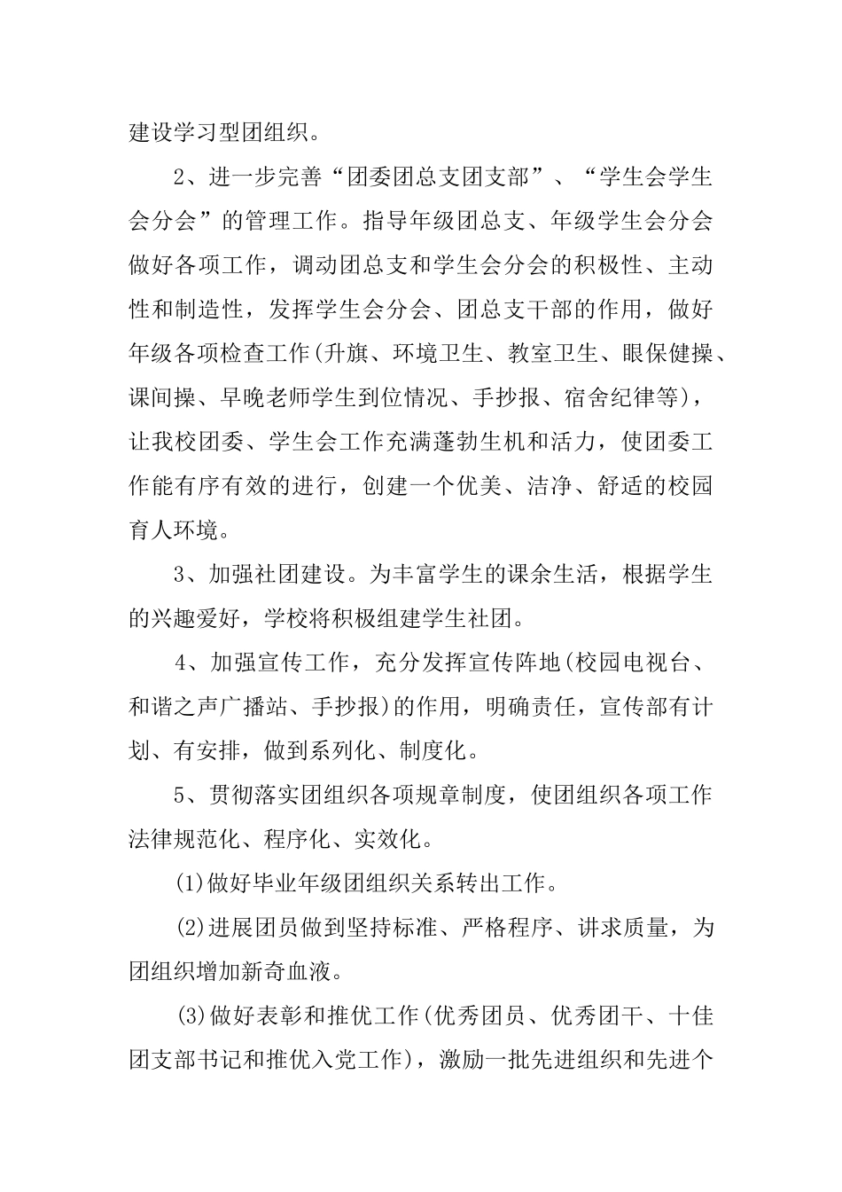 学校团支部工作总结范本_第2页