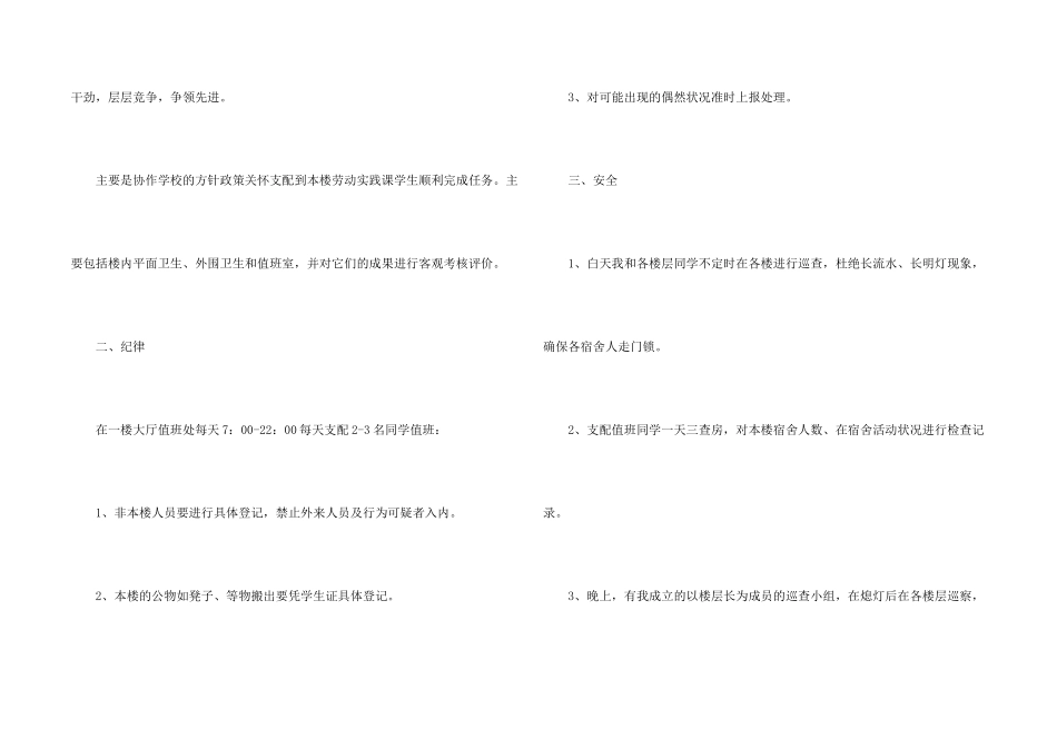 学校宿舍管理员年度工作总结5篇_第2页