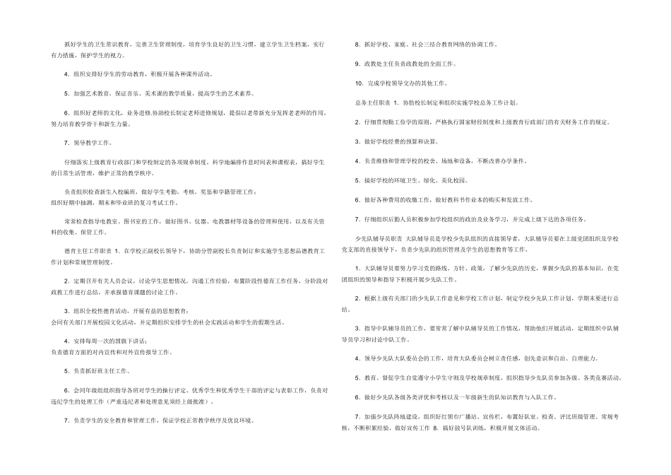 学校岗位责任清单_第2页