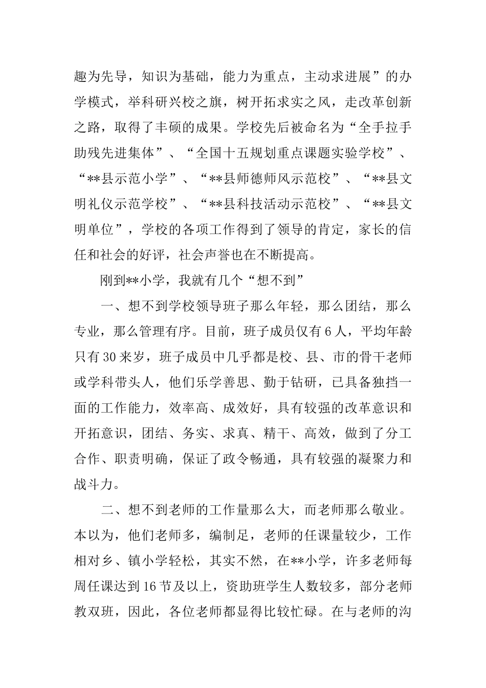 学校挂职工作总结范文_第2页