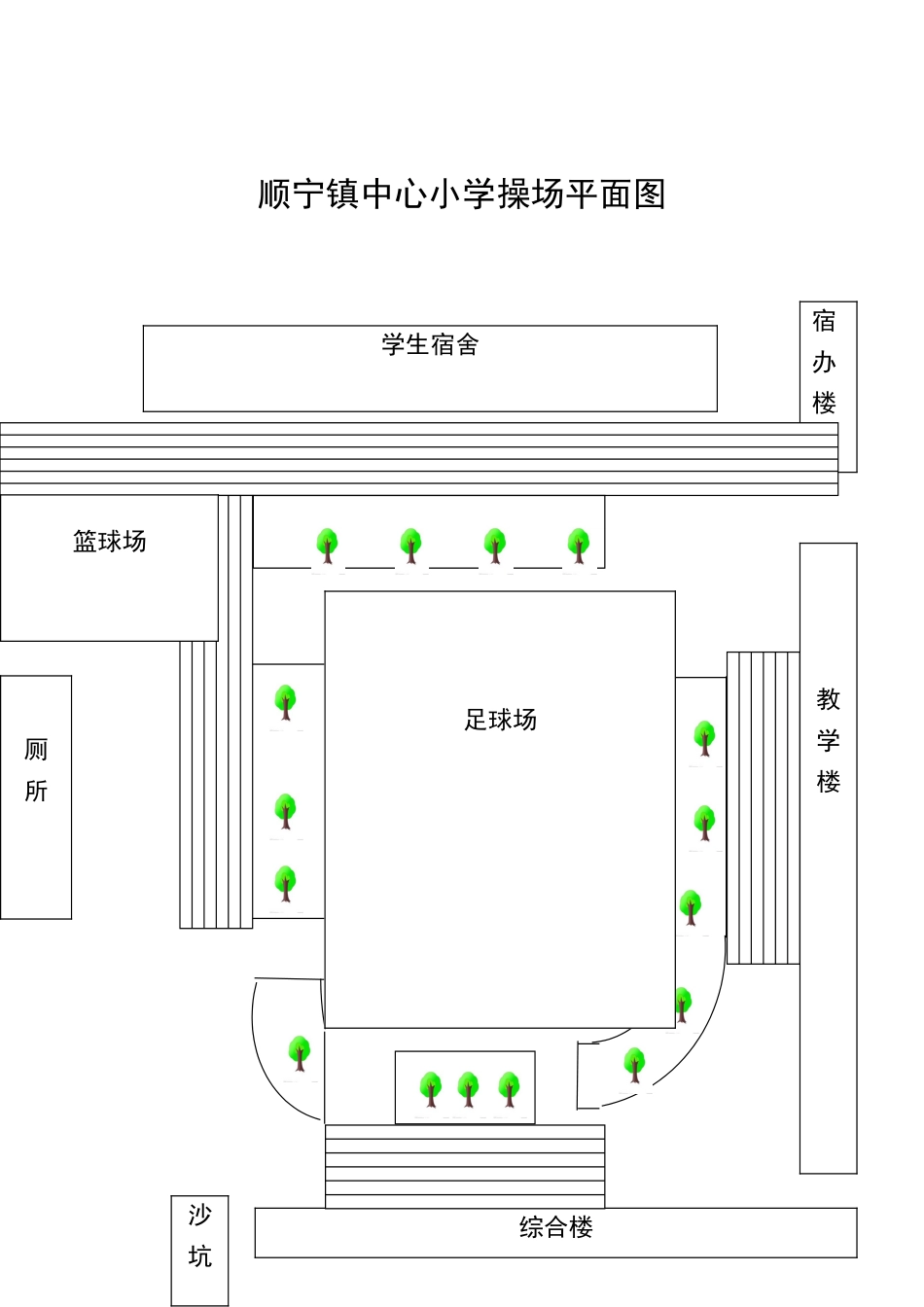 学校操场平面图_第1页