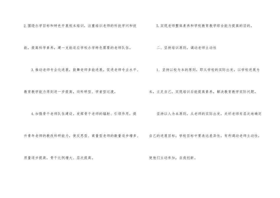 学校教师培训总结_第2页