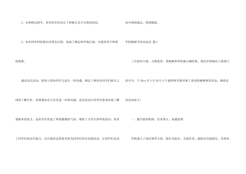 学校植树节活动总结三篇_第3页