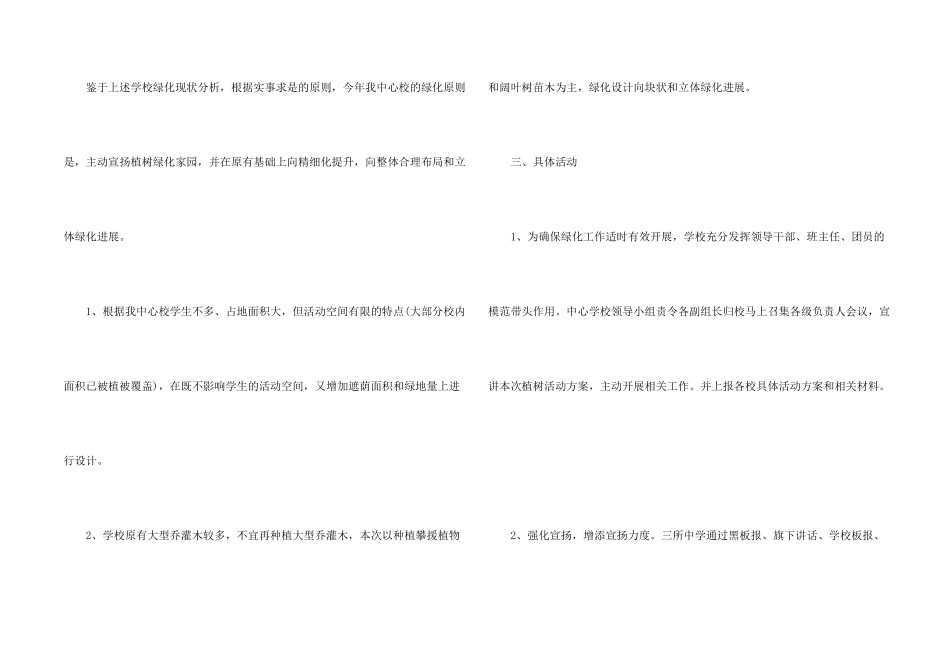 学校植树节活动的工作总结四篇_第2页
