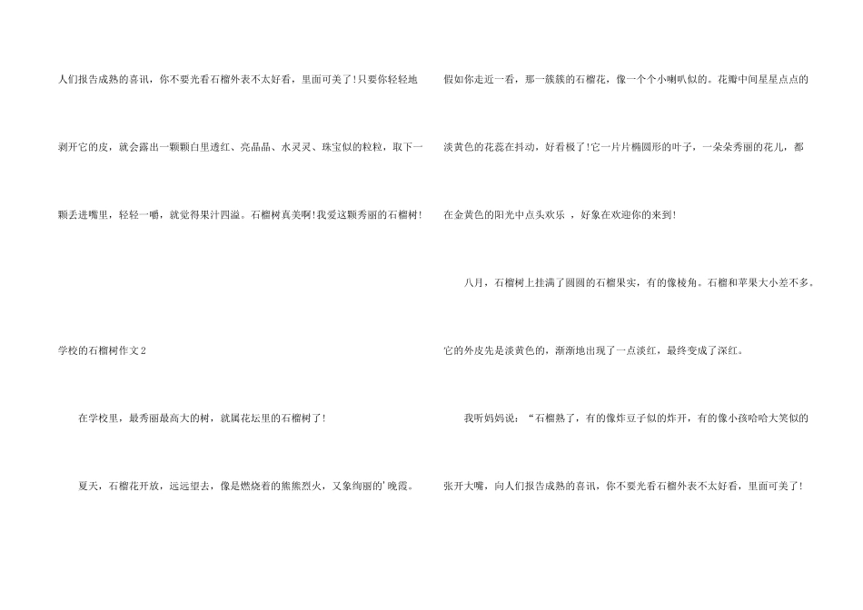 学校的石榴树_第2页