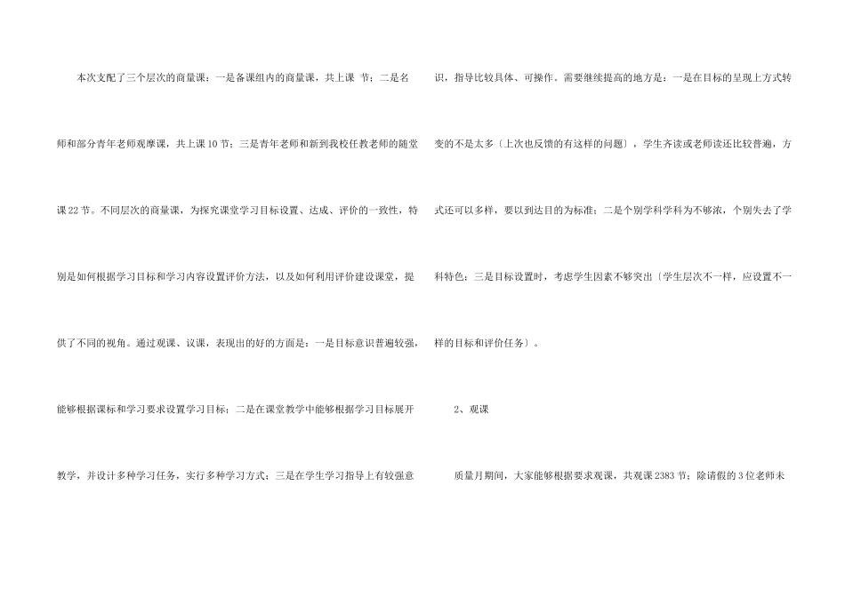 学校质量月活动总结_第2页