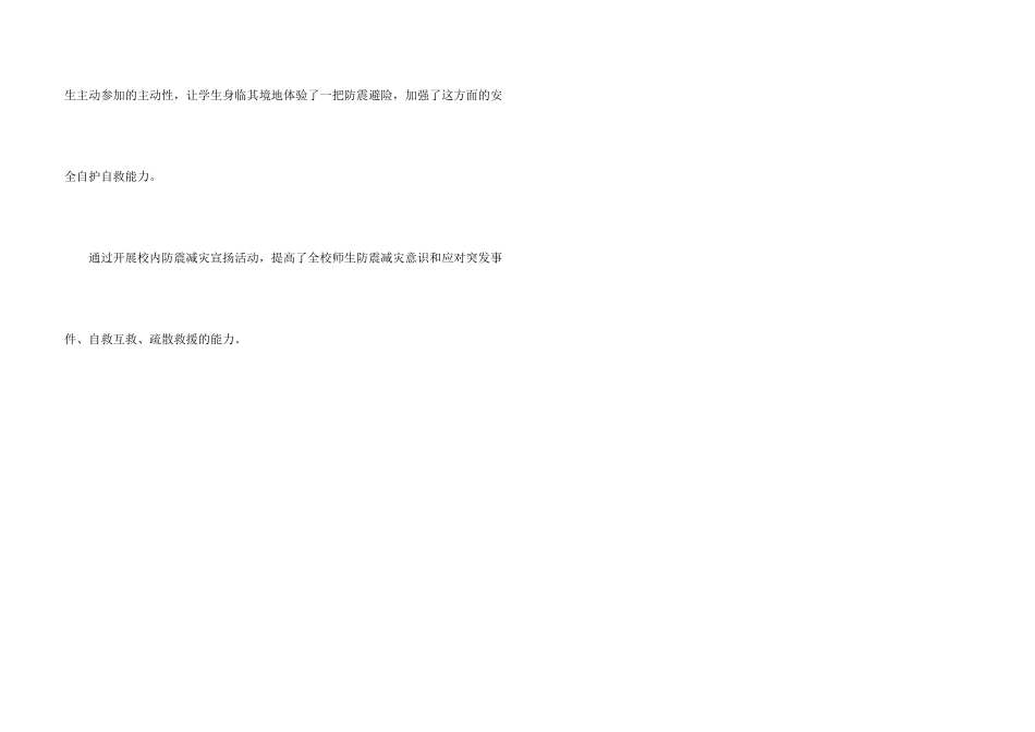 学校防震减灾活动总结_第3页