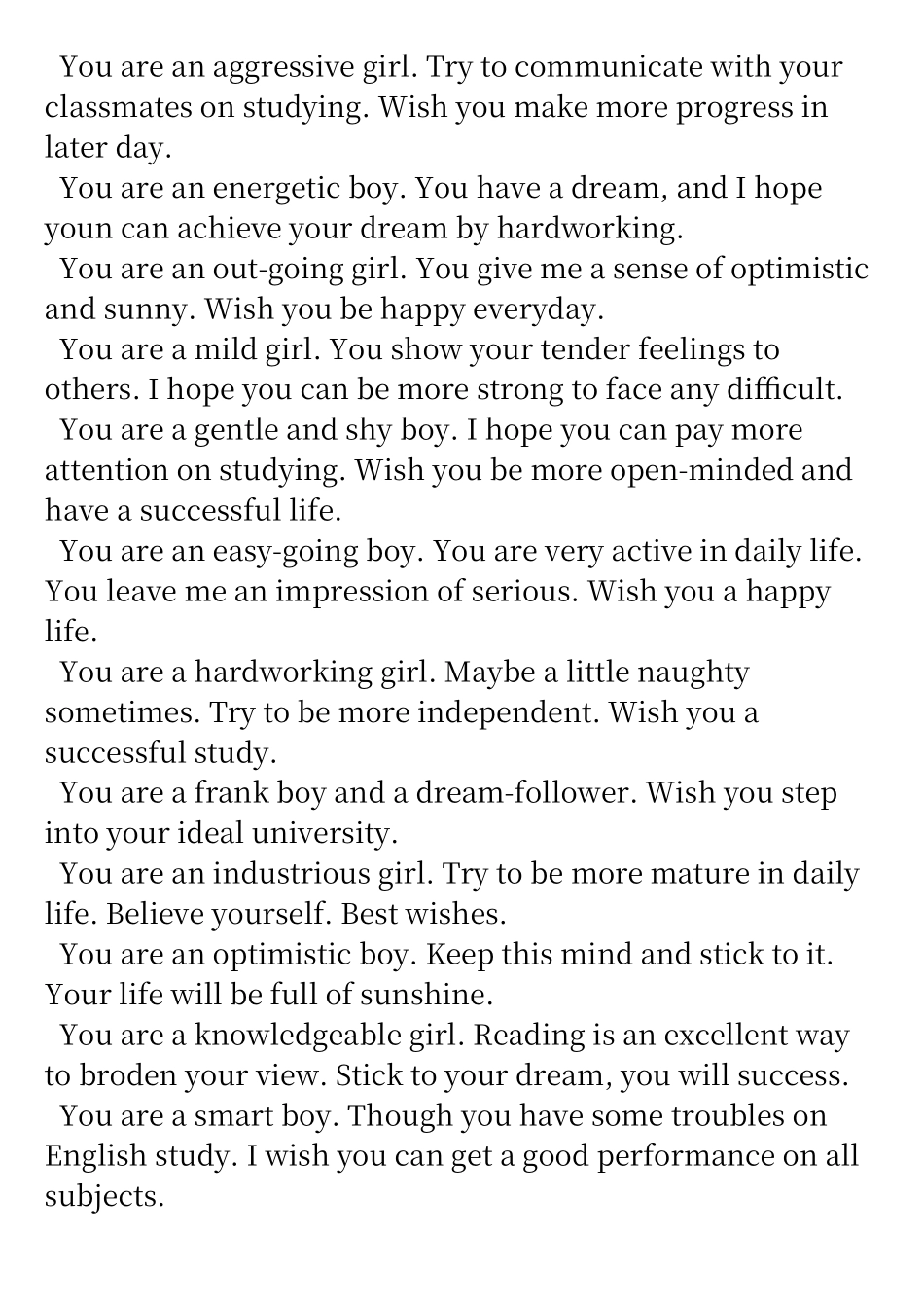 学生评语-英文版_第3页