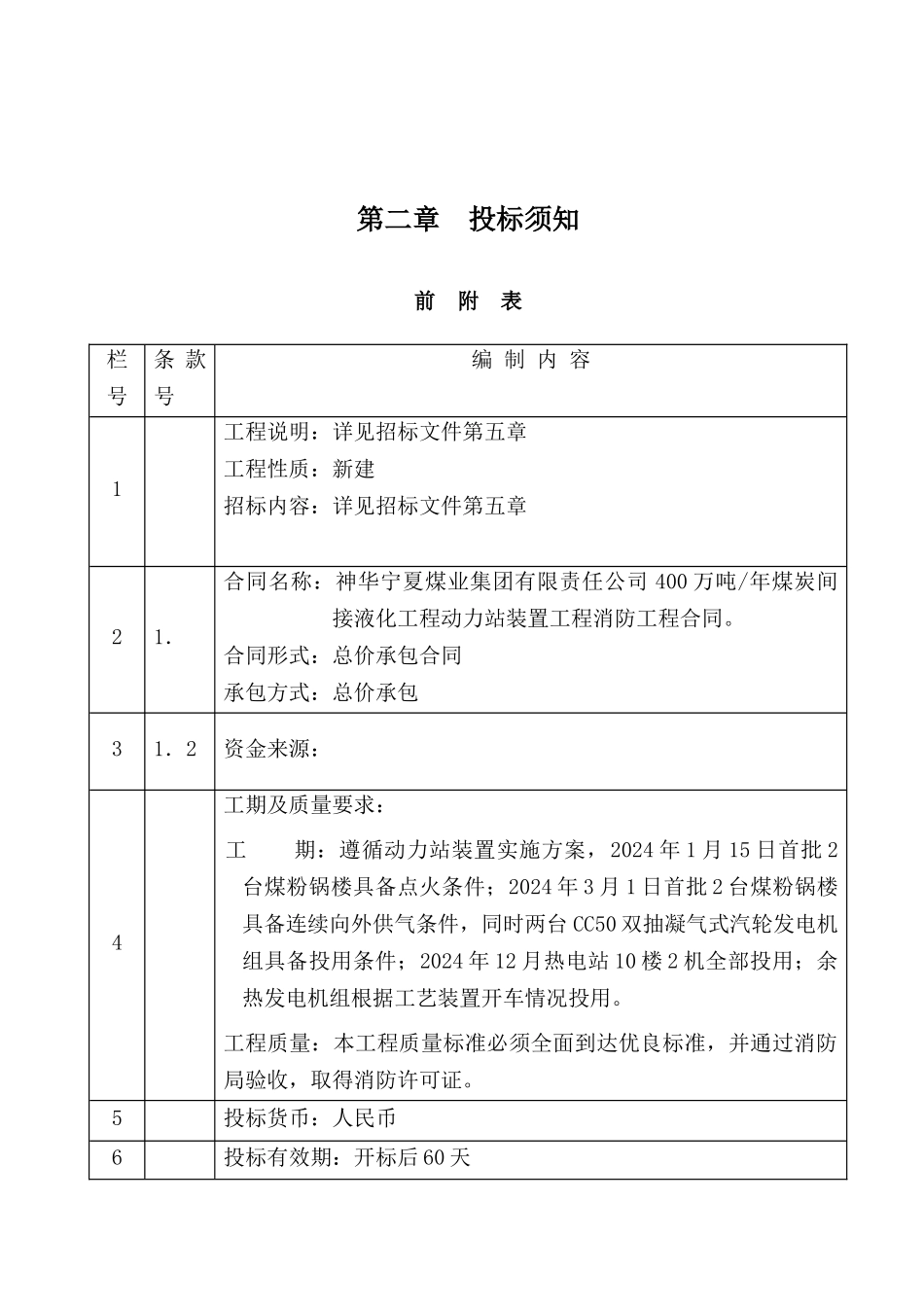 宁煤动力站消防工程招标文件_第3页