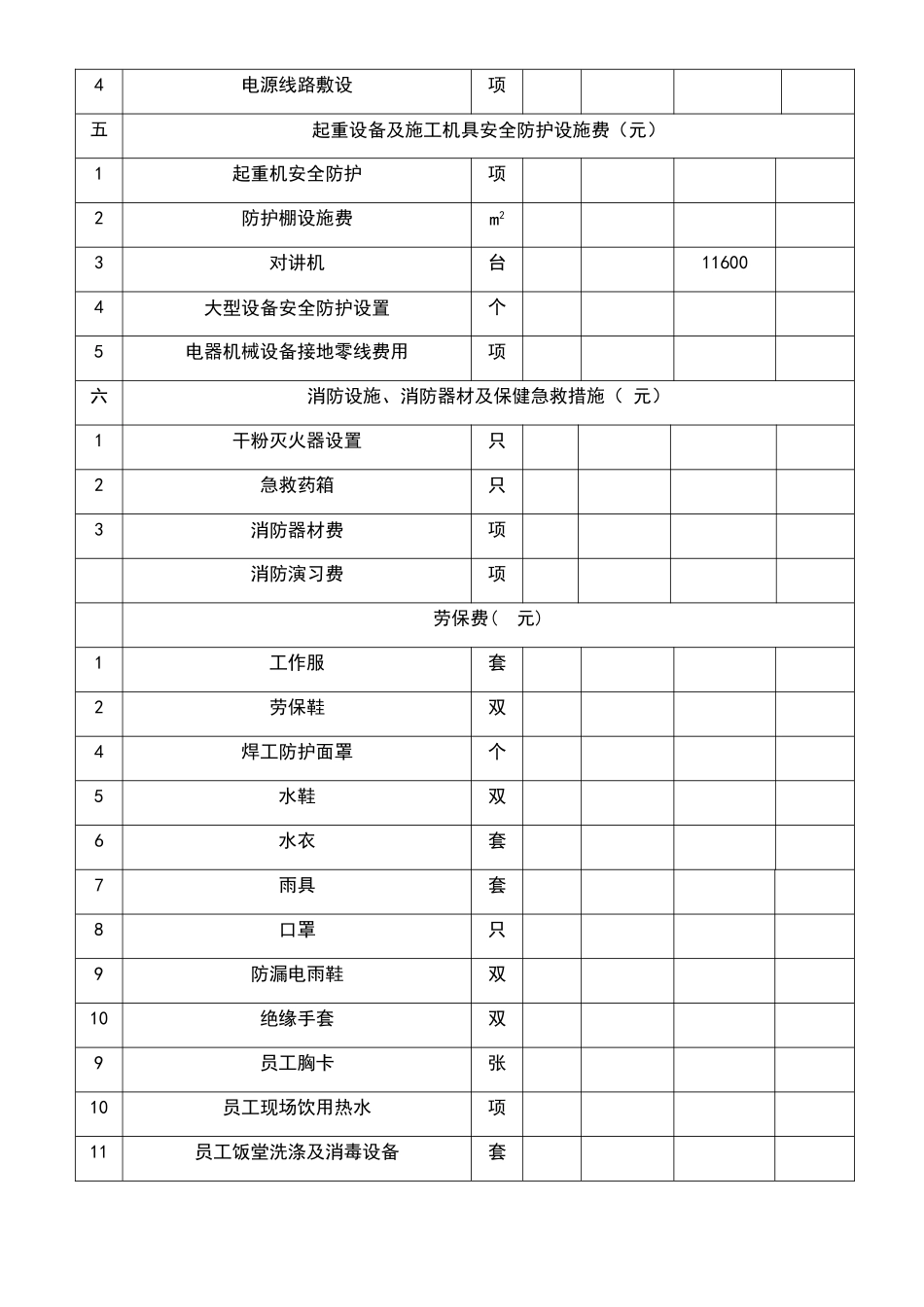 安全文明措施费台账_第2页