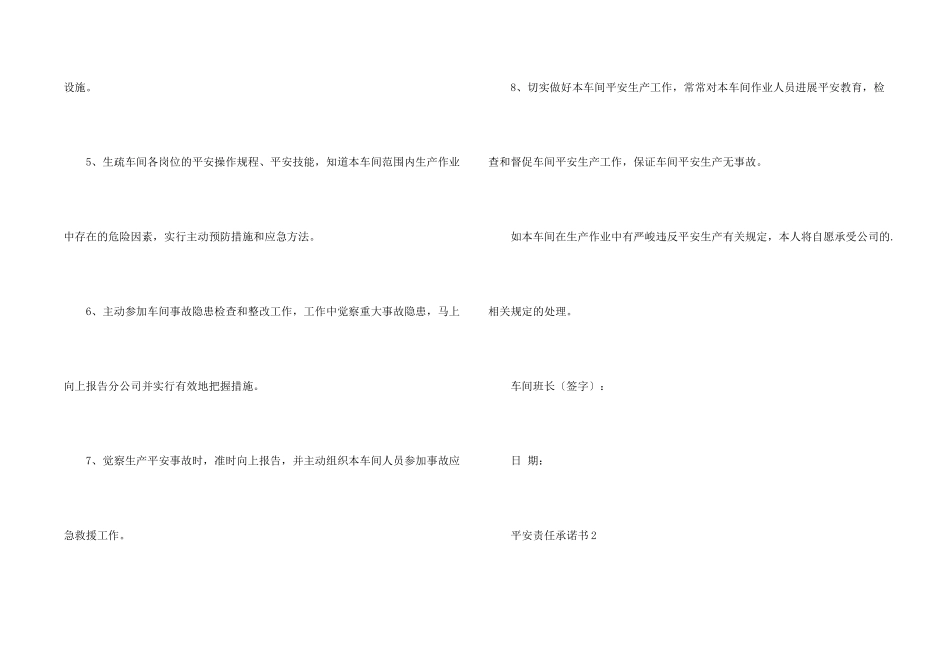 安全责任承诺书_第2页
