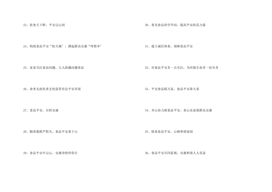 安全食品的口号_第3页