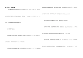 实习期个人总结5篇
