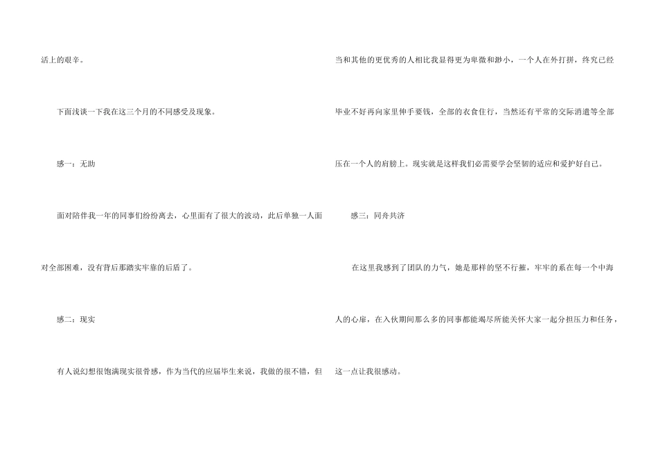 实习生三个月试用期个人工作总结_第3页