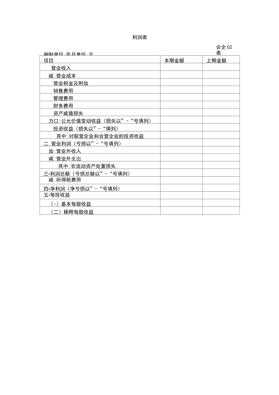 新会计准则会计报表及_第2页