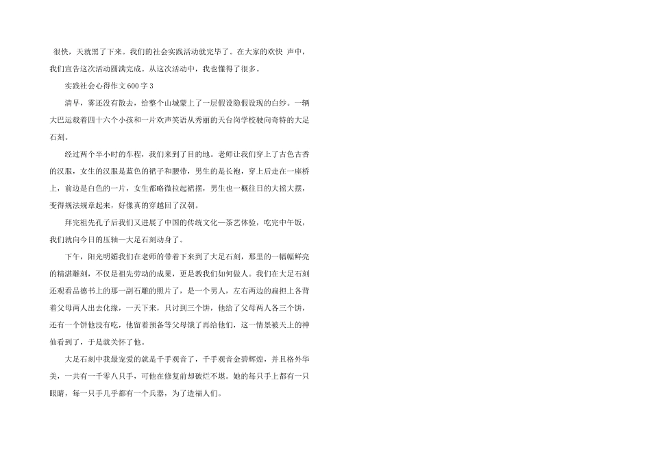 实践社会心得600字五篇_第3页