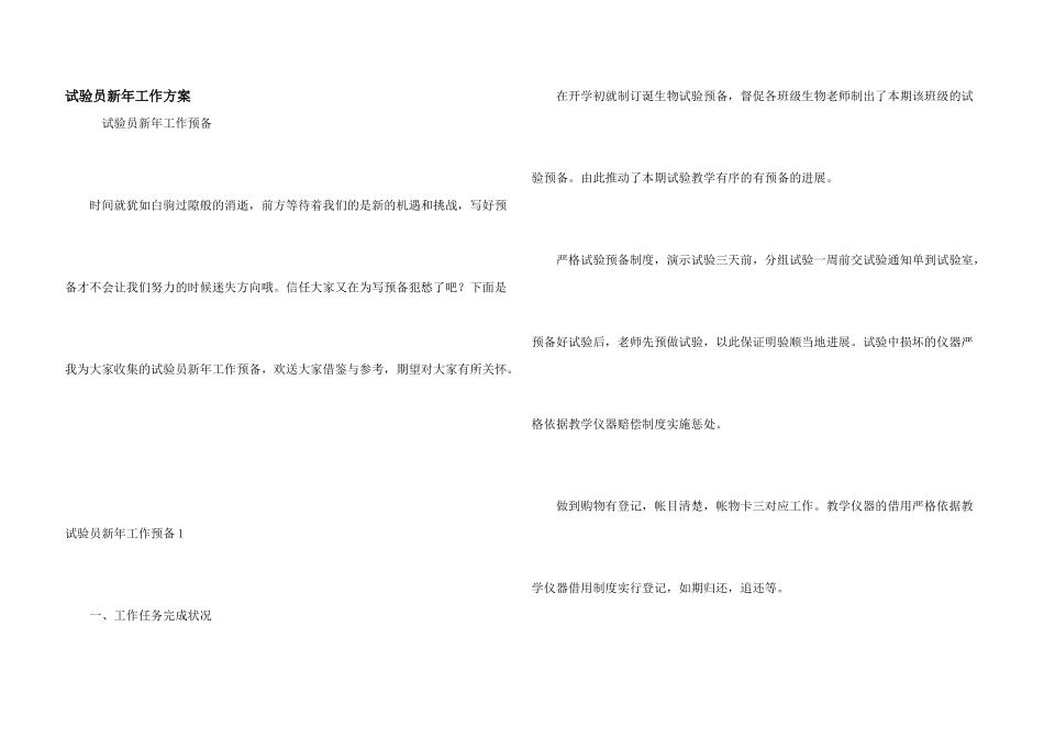 实验员新年工作计划_第1页