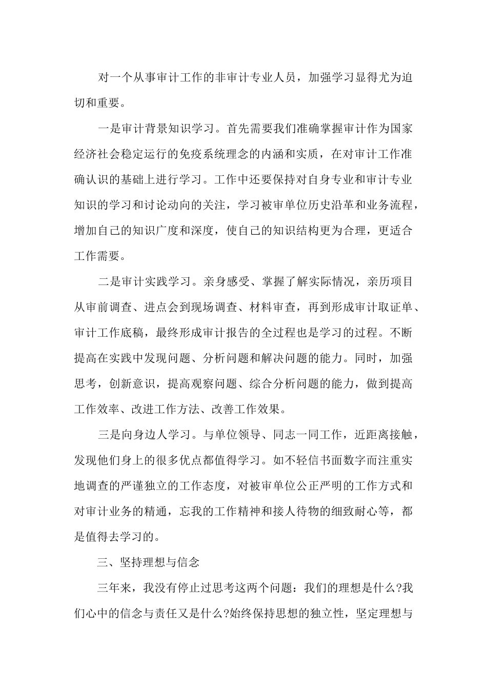 审计个人工作总结范文五篇_第2页