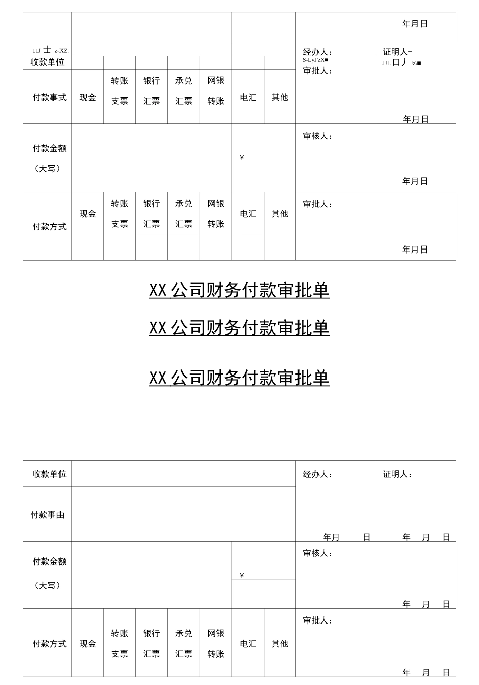 公司财务付款审批单模板_第2页