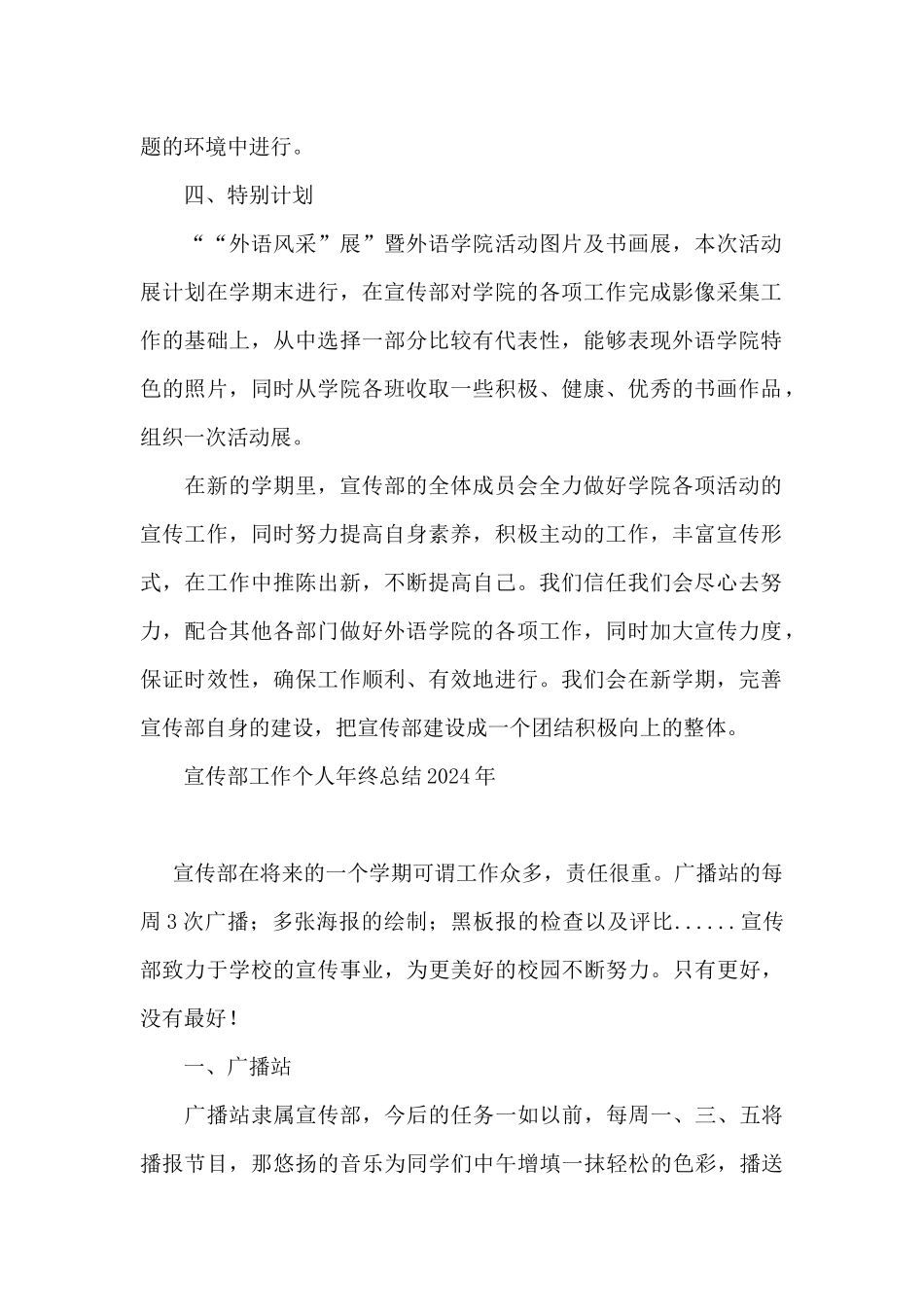 宣传部工作个人年终总结2024年_第2页