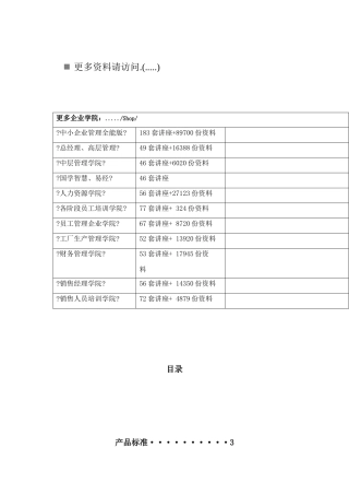 家具检测相关资料
