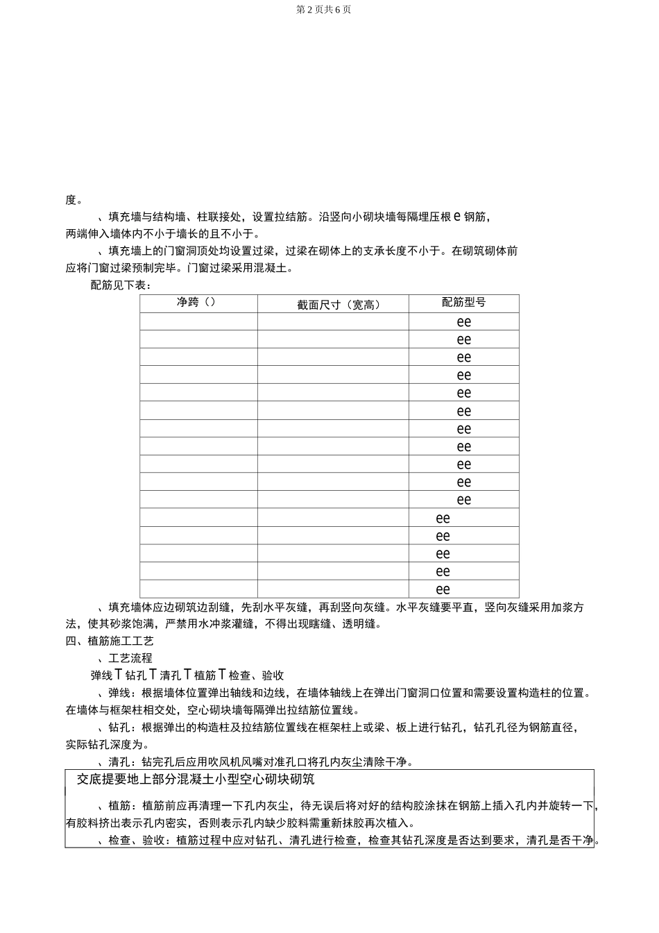 空心砌块技术交底_第2页