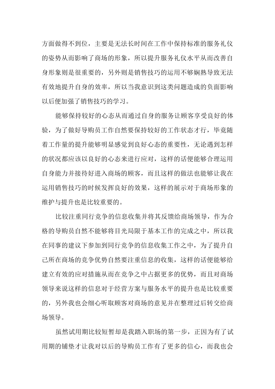 导购个人工作总结5篇_第3页