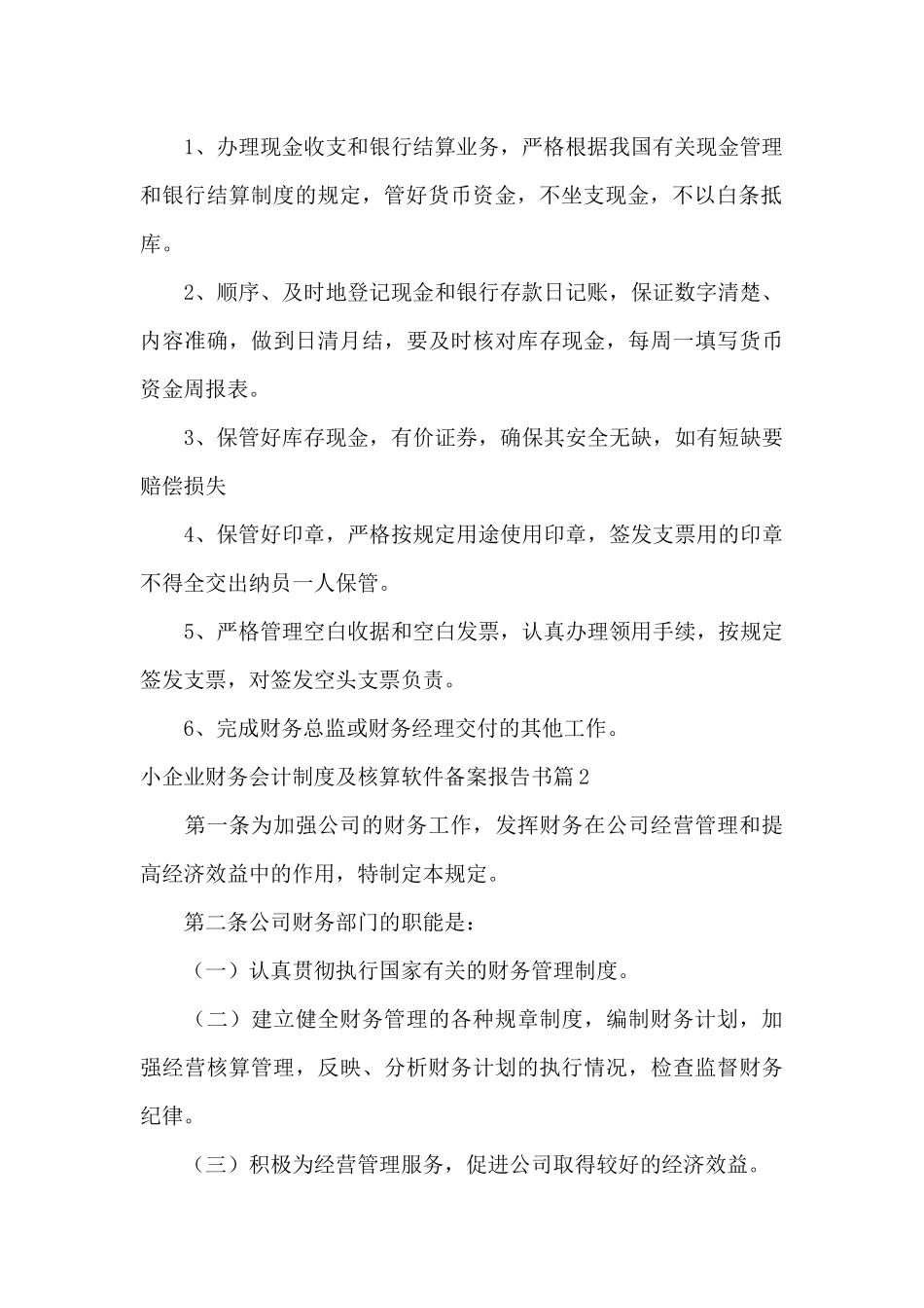 小企业财务会计制度及核算软件备案报告书6篇_第3页