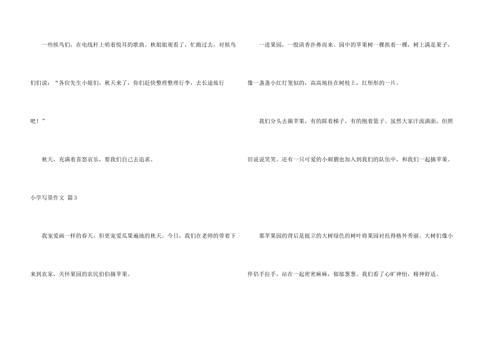 小学写景合集六篇_第3页