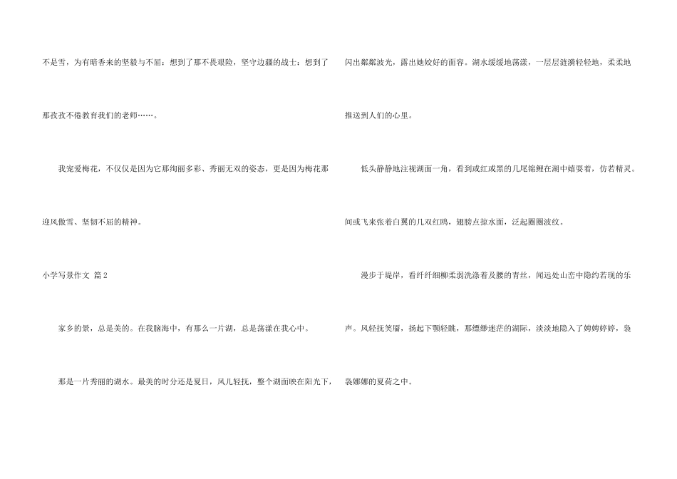 小学写景锦集六篇_第3页