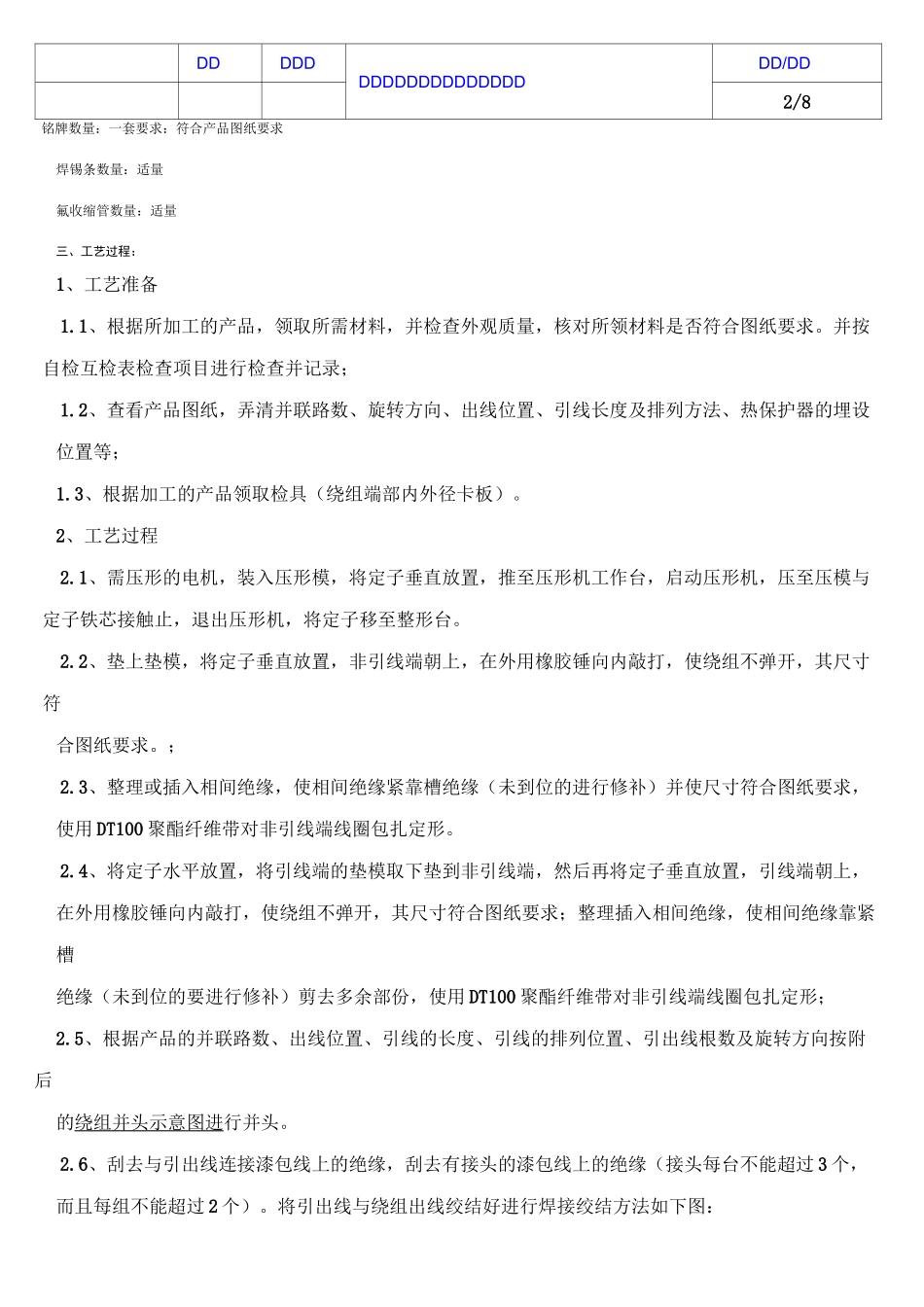 定子端部整形作业指导书_第2页