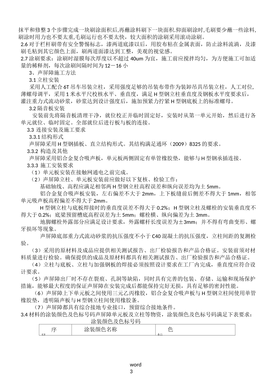 厂区隔音墙施工方案_第3页