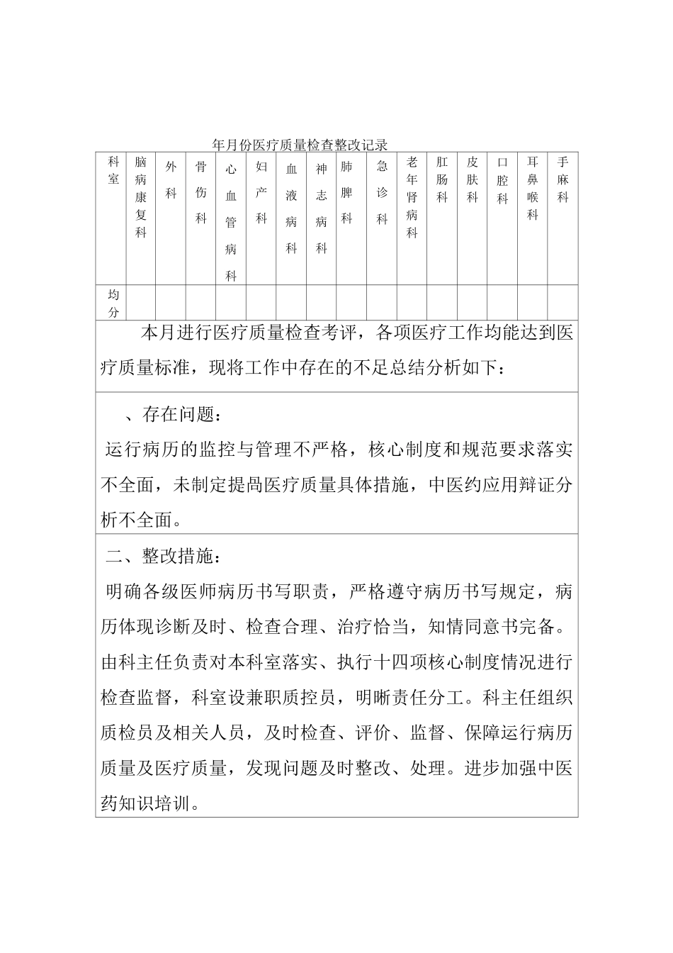 医疗质量检查及持续改进措施_第2页