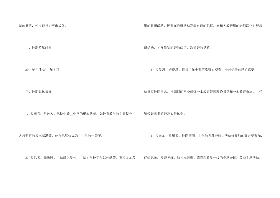 小学挂职副校长总结五篇_第2页