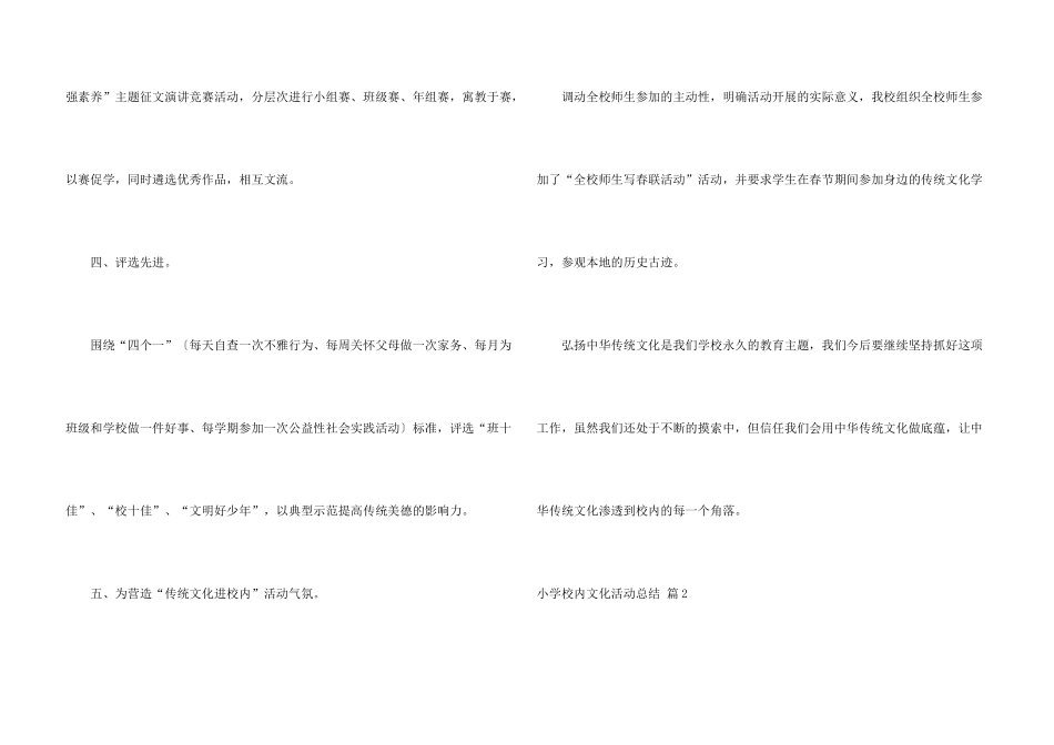 小学校园文化活动总结合集7篇_第3页