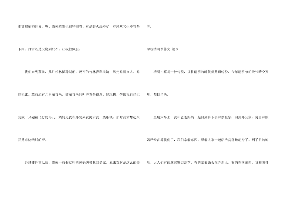 小学清明节9篇_第3页