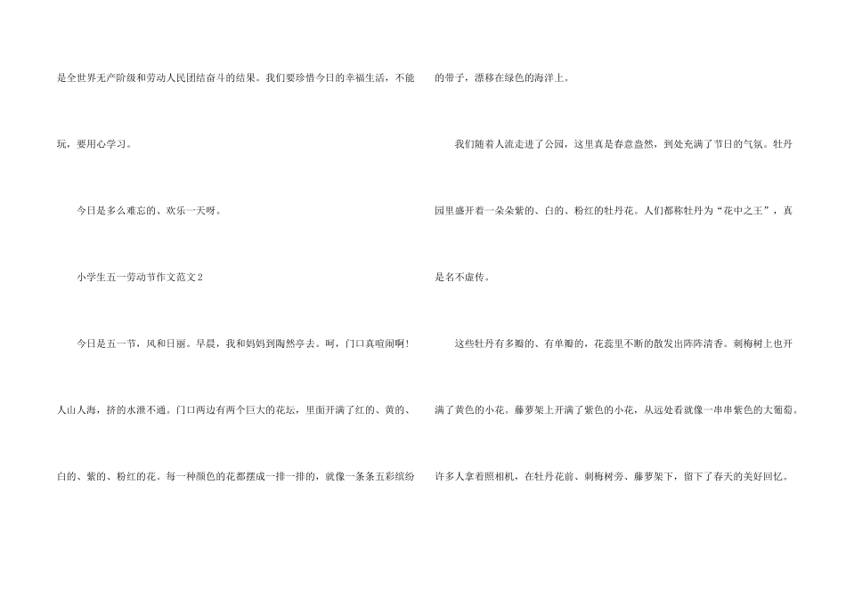 小学生五一劳动节7篇_第2页