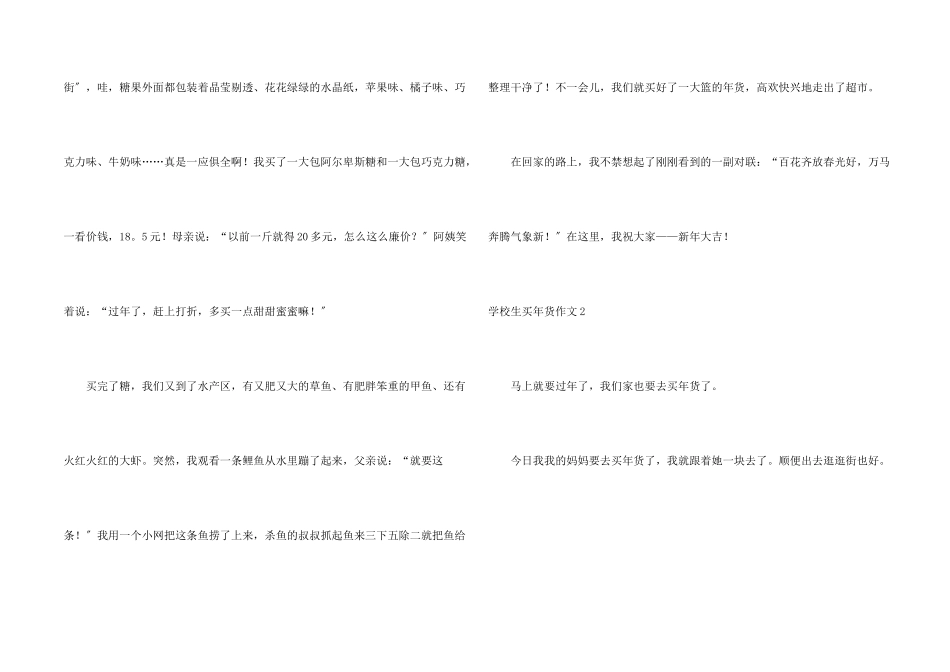 小学生买年货_第2页