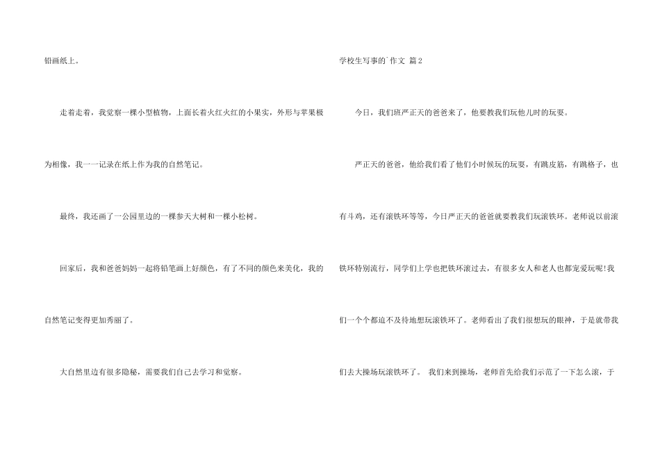 小学生写事的合集5篇_第2页