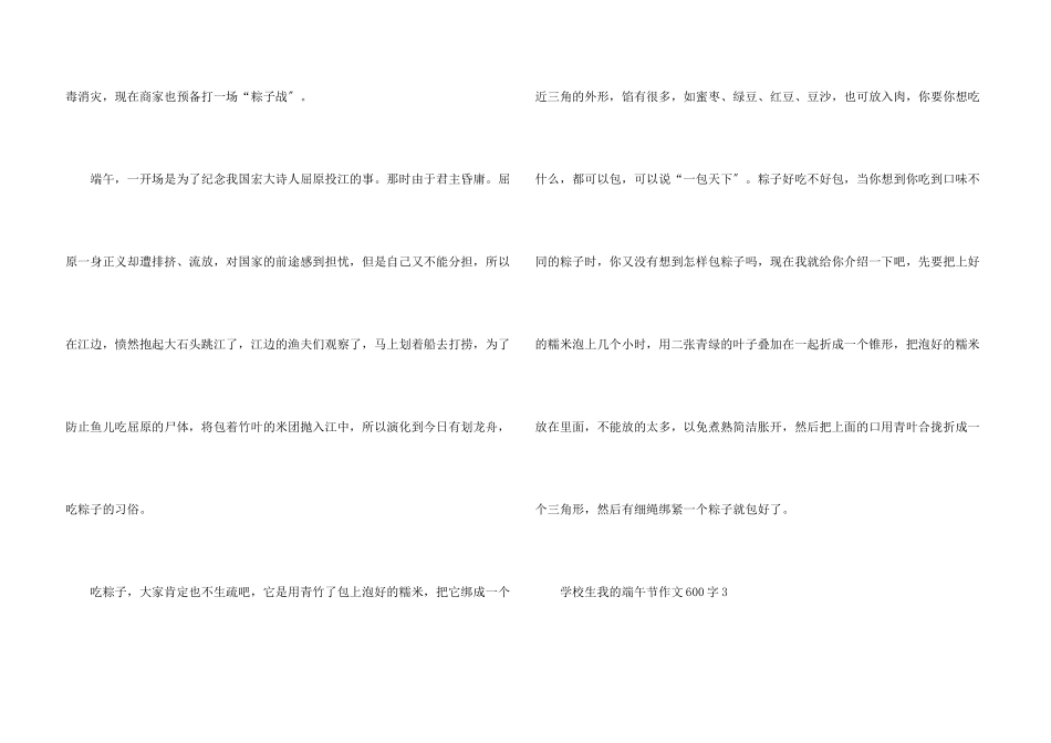 小学生我的端午节600字5篇_第3页