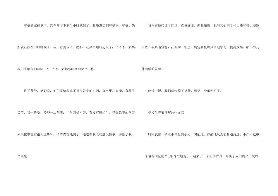 小学生春节拜年的5篇_第3页
